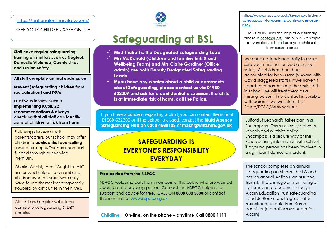 Safeguarding at bsl