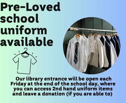 Pre loved school uniform available 1